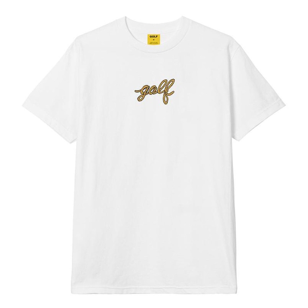 NEW Golf Wang Rope Tee - White/Yellow Size Medium